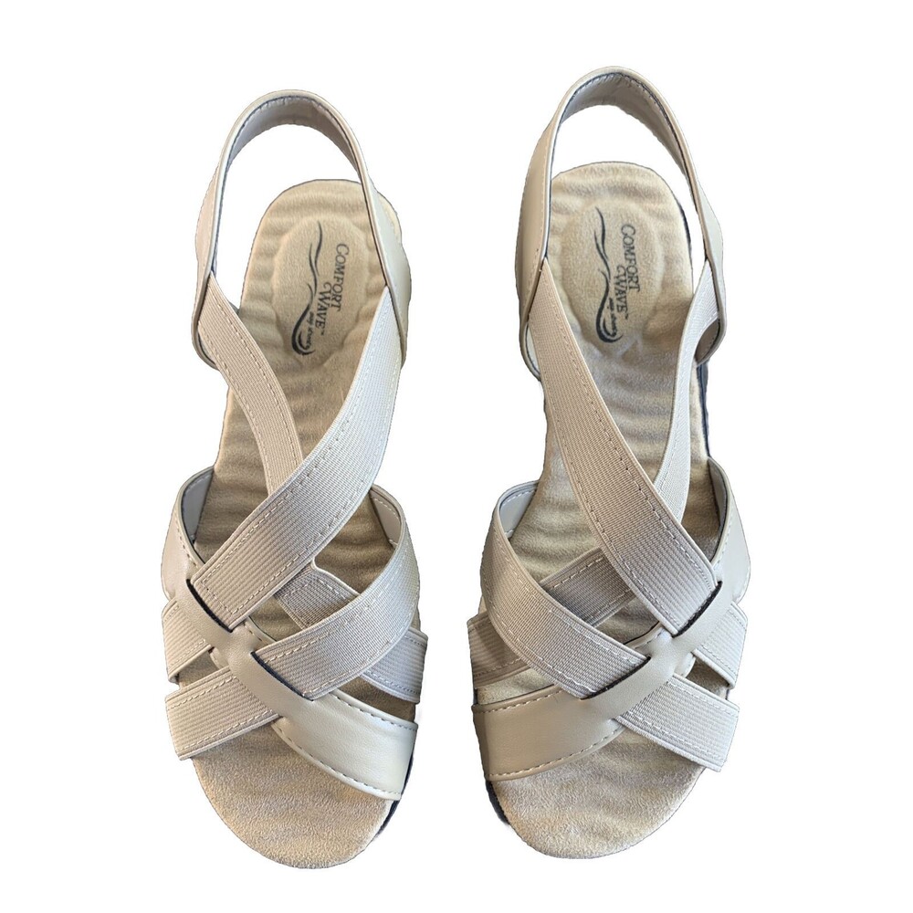 Easy Street Comfort Wave  Janice Size 9.5W Womens Slip On Sandal NEW w/ Box